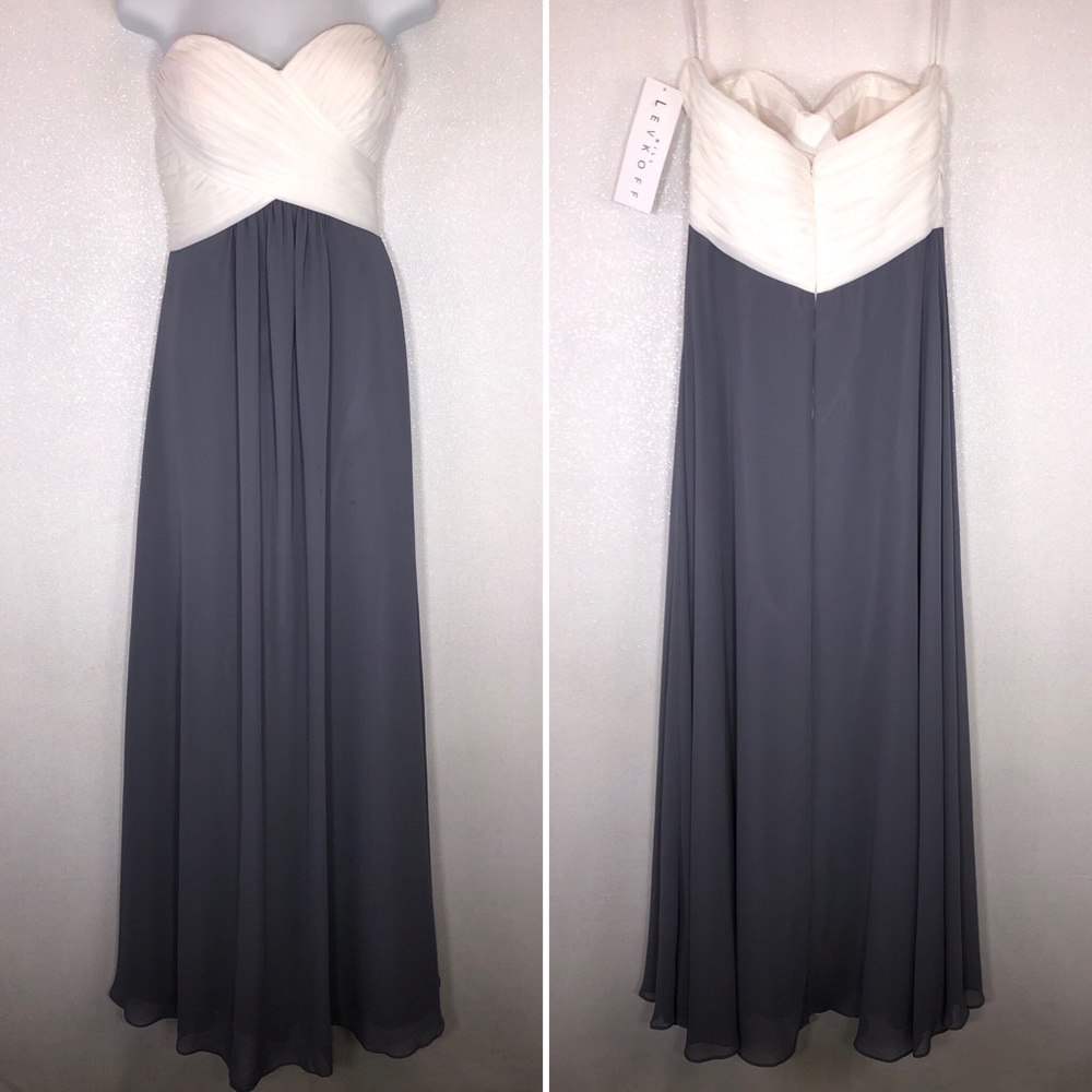 Bill Levkoff Strapless Dress Sweetheart Size 10